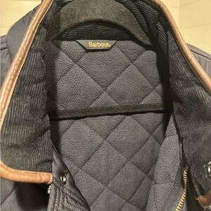 Barbour Quilted Powell Jacket with Corduroy Trim